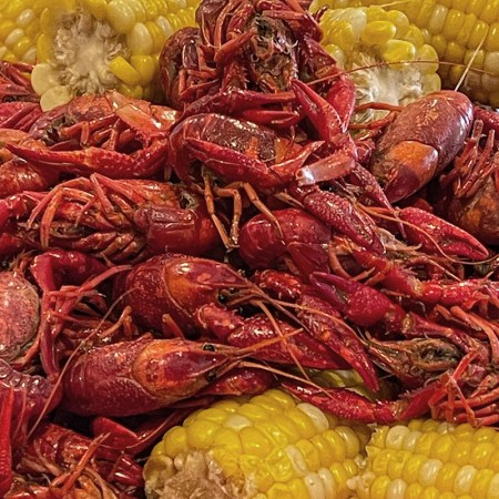 crawfish lunch