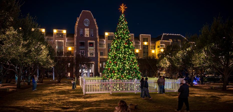 Decorations at the square