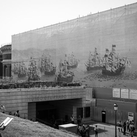 mural on museo del prado
