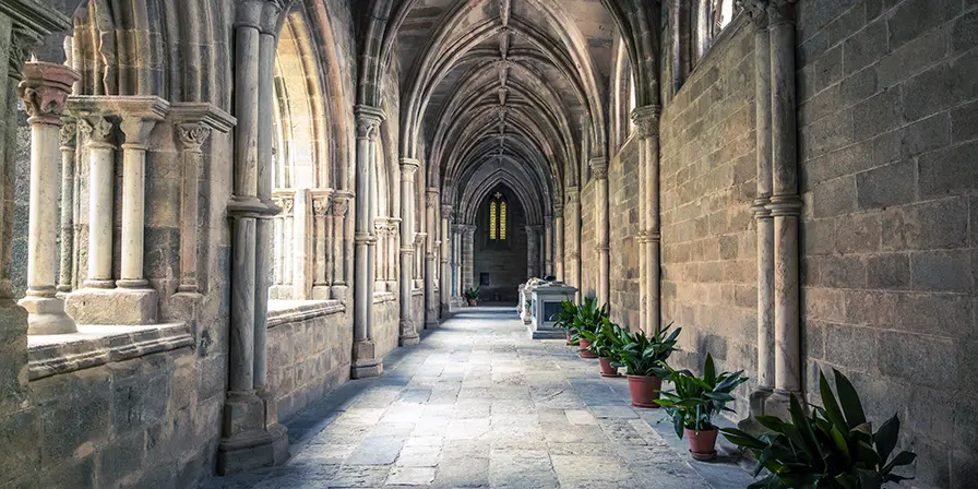 Gothic cloister of Évora Cathedral